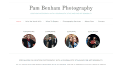 Desktop Screenshot of benhamphotography.com