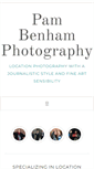 Mobile Screenshot of benhamphotography.com